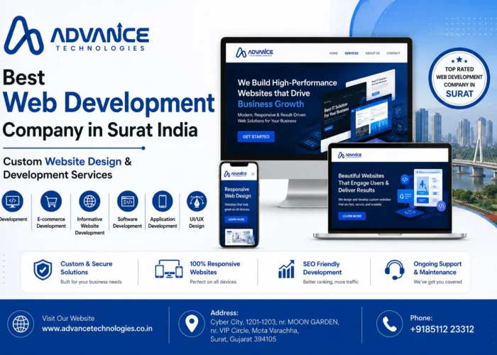 Best Web Development Company in Surat India Custom Website Design & Development Services